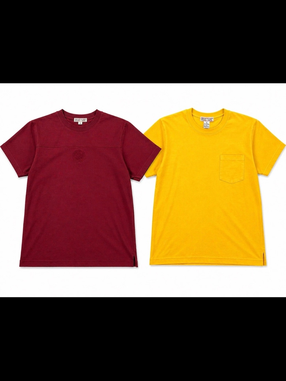 Vintage Lindsay Blake T Shirt Bundle Lot 2 Yellow Red Pocket Tee Cotton Blend